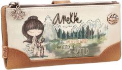 Große Geldbörse herausnehmbares Etui braun beige Anekke The Forest Ahorn Kanada
