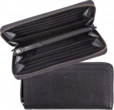 Camel Active Zip Wallet Talara Long Black Lasercut 