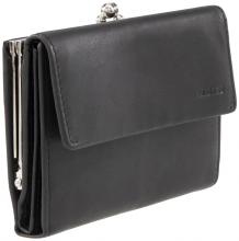 Kisslock Portemonnaie schwarz Maitre F3 Beke Nappaleder