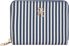 Tommy Hilfiger Zip Arround Börse Poppy Summer Med ZA Marine gestreift nachhaltig