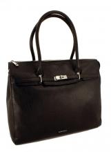 GiGi Fratelli Damentasche mit Laptopfach Black Schwarz