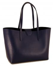 Gianni Chiarini Schultertasche Navy Blau Etui Blumen