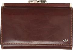 Golden Head Bügelbörse Colorado handgefärbtes Leder Tabacco