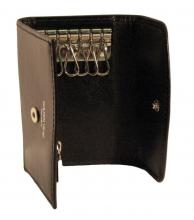 Golden Head Schlüsseltäschchen Leder schwarz