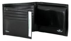 Trifold Lederportmonee Herren Golden Head Colorado Black Datensafe