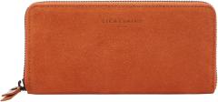 Liebeskind Berlin Damenbörse Dark Mandarine Paper Bag Gigi Orange Wildleder