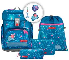 Grundschultasche Komplettset Step by Step Cloud Mermaid Lola blau Magic Mags