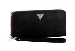 Guess Blake SLG Portemonnaie Brown Logo - Dunkelbraun