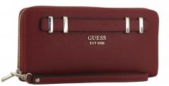 Damenbrieftasche dunkelrot Guess Gregoria Zierriemen