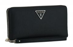 Guess Check Organizer Kersti Black Geldtasche schwarz