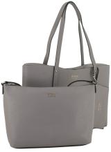 Wendetasche mit Pochette Guess Brenton Reversible Tote Dark Taupe
