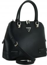 elegante Kurzgrifftasche Guess Matilde Black schwarz Saffiano