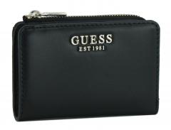 kompakte Geldbörse Guess Laurel schwarz klappbar