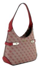 Red Logo Bucketbag Guess Zadie Logo Markenprint  
