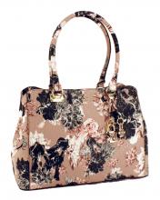 Guess Handtasche Halley Synthetik Blumen Pink Floral