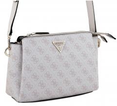 Umhängetasche Guess Noelle Bone Logo hellbeige taupe