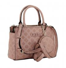 Guess Janelle Rosewood geprägte Kurzgrifftsache rosa Logo