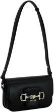 Guess Janie Logo Schultertasche Schwarz