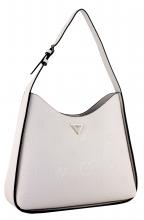 Hobotasche Guess Keandra Logoprägung Stone zartrosa Innentasche