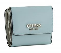 Überschlagbörse hellblau Guess Laurel Ice Blue kompakt