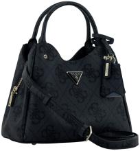 Guess Meridian II Henkeltasche Coal Logo Dunkelgrau