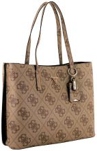 Guess Meridian II Shoppertasche Latte Logo braun