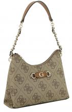 Hobotasche Guess Izzy 4G Logo Shoulder Bag Latte beige braun