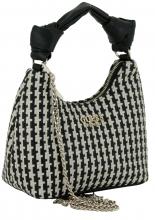 kleine Handtasche Knotendetail Kettenhenkel Guess Mirema Black Multi