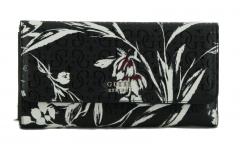 Guess Überschlagbörse Tamra Black Floral Blumenmuster schwarz