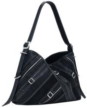 Desigual Handtasche schwarz Fibonacci zweigeteilt Buxton Kontrast