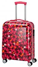 Handgepäcktrolley Travelite Campus S 55cm Quadro Pink