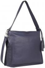 Beuteltasche Gerry Weber dunkelblau Leder Fransen