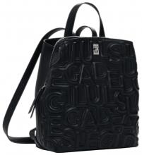 Rucksack Desigual Sumy Mini schwarz Maki Buchstaben