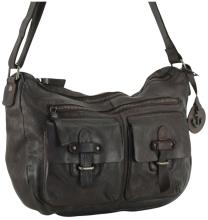 Harbour 2nd Emerson Crossbody Umhängetasche Leder Braun