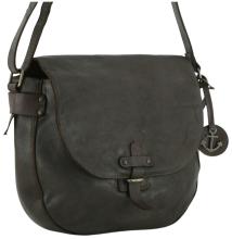 Harbour 2nd Emmeline Saddlebag Überschlagtasche Leder - Braun