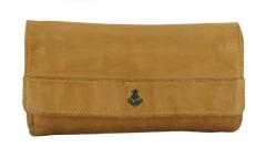 Brieftasche Damen Harbour 2nd Marina Mustard senfgelb Leder