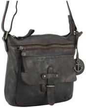 Harbour 2nd Hayden Crossbody Umhängetasche Leder - Braun