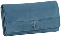 Harbour 2nd Luja Wallet Geldbörse Leder Azur - Petrol