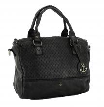 Harbour 2nd Viviana Ledertasche Anker ASH schwarz