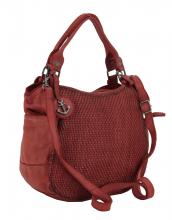 Harbour2nd Milva Red Henkeltasche rot Soft Weaving