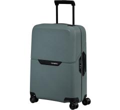 Bordkoffer blaugrau Samsonite Magnum Eco Spinner S 55cm recycled