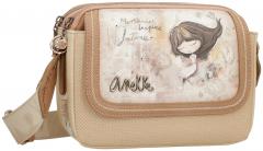 Anekke Memories Überschlagtasche beige bestickt Glitzer