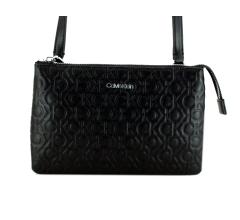 Umhängetasche mit Alloverprägung CK Must DBL Crossbody Calvin Klein