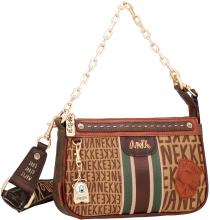 Crossbody Bag Metallkette Anekke Kanada Urban Eisbär braun beige