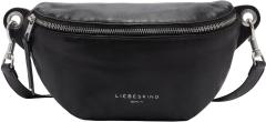 Liebeskind Crossovertasche Belt Bag Tavia Black Silber
