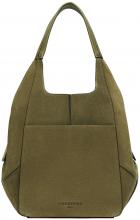 olivgrüne Beuteltasche Veloursleder Tea Liebeskind Lilly Tote M 