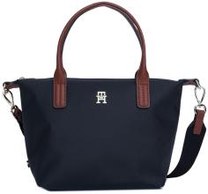 Tommy Hilfiger Kurzgrifftasche Nylon Popette Mini Tote Spaceblue