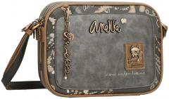 dreigeteilte Crossbody Bag dunkelbunt Anekke Real Intentions