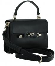 schwarze Überschlagtasche Guess Eco Aldith Mini 