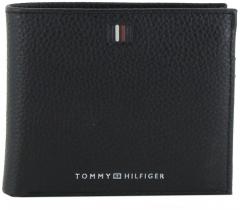 Herren Leder Geldbörse Tommy Hilfiger TH Monogram CC Flap And Coin